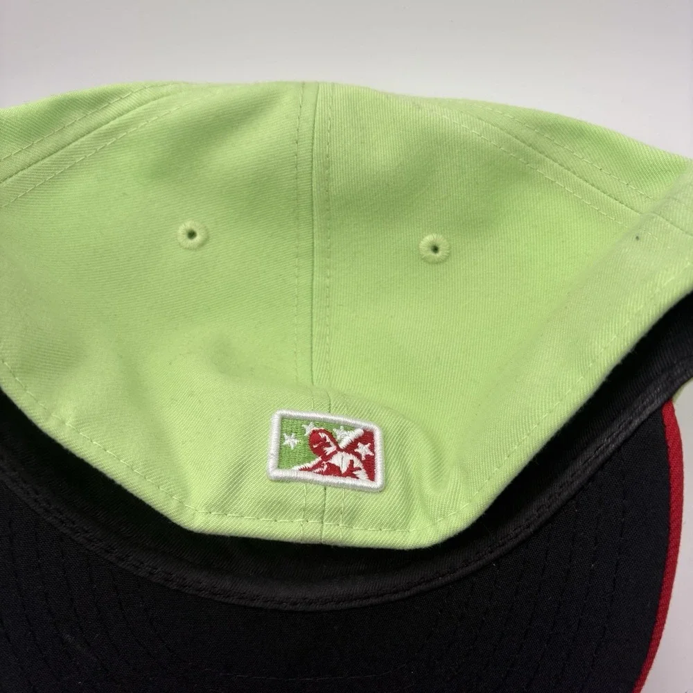 New Era Mahoning Valley Scrappers Peppers In Oil Theme Night Fitted Hat Size 8